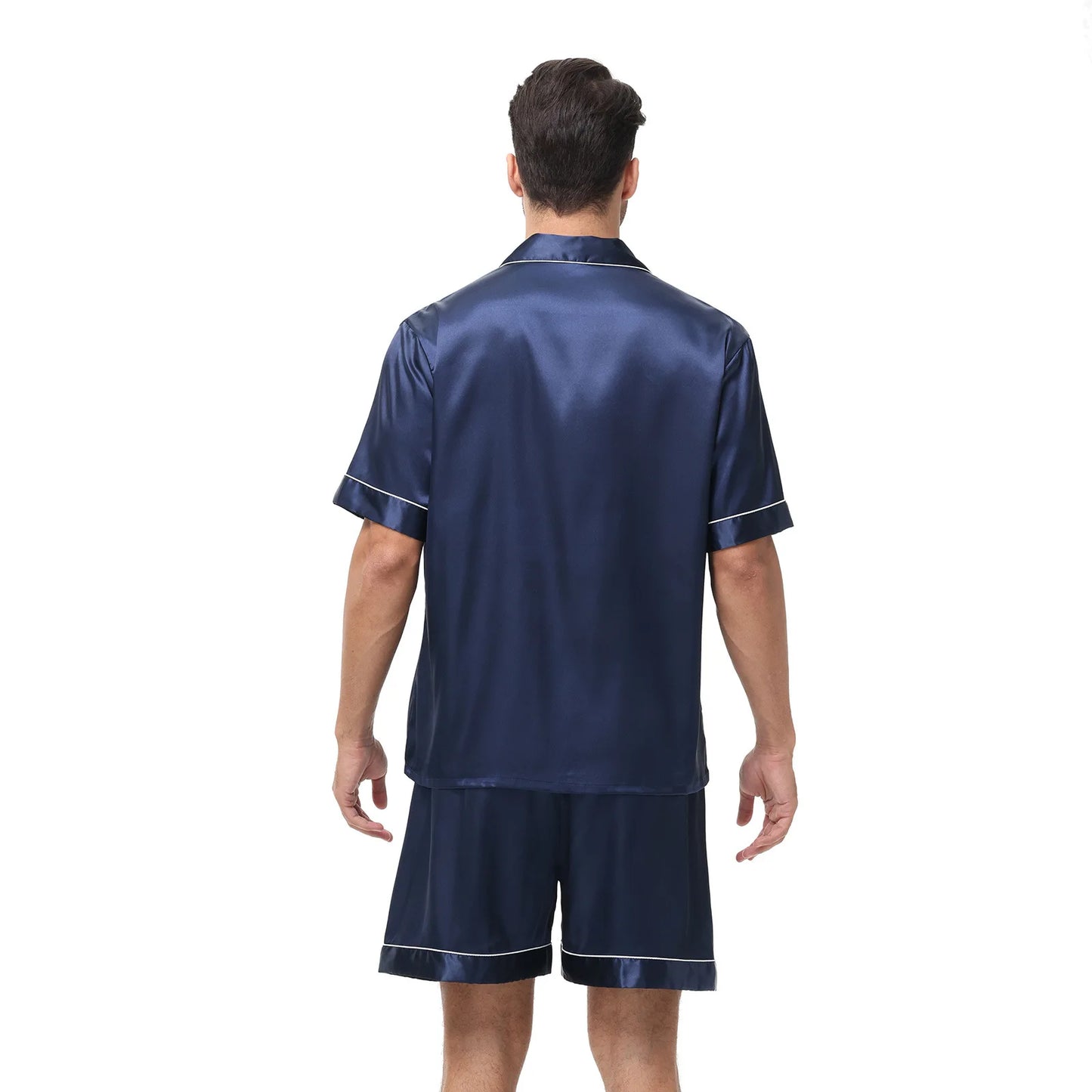 Satin Herren-Pyjama – Eleganz trifft KomfortGönn dir den Luxus, den du verdienst