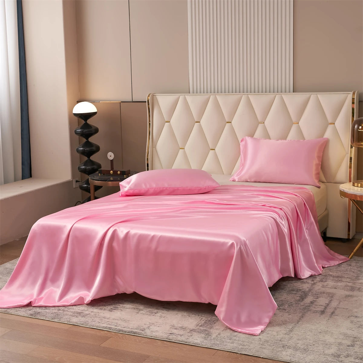 Satin Bettwäsche – 3-teiliges Luxus-Set