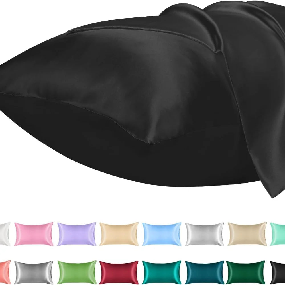 Satin Kissenbezug Classic 40x80 & 80x80 cm in 5 Farben