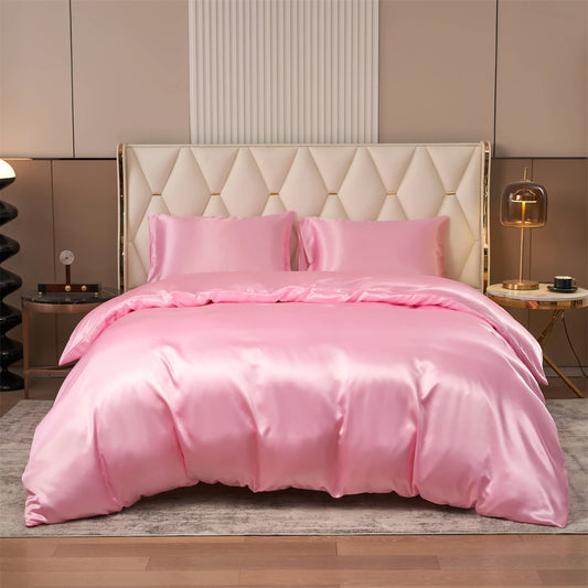 Satin Bettwäsche – 3-teiliges Luxus-Set